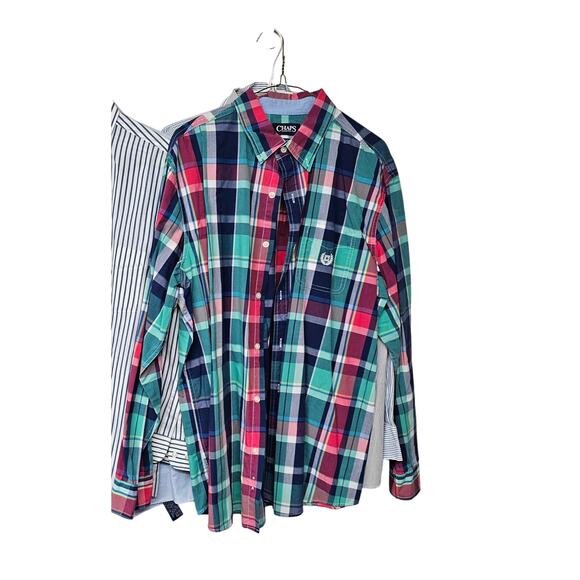 Saddlebred Long Sleeve Button Down Shirts Multicolor 7 Pieces Sets Men's Size XL - Picture 5 of 15